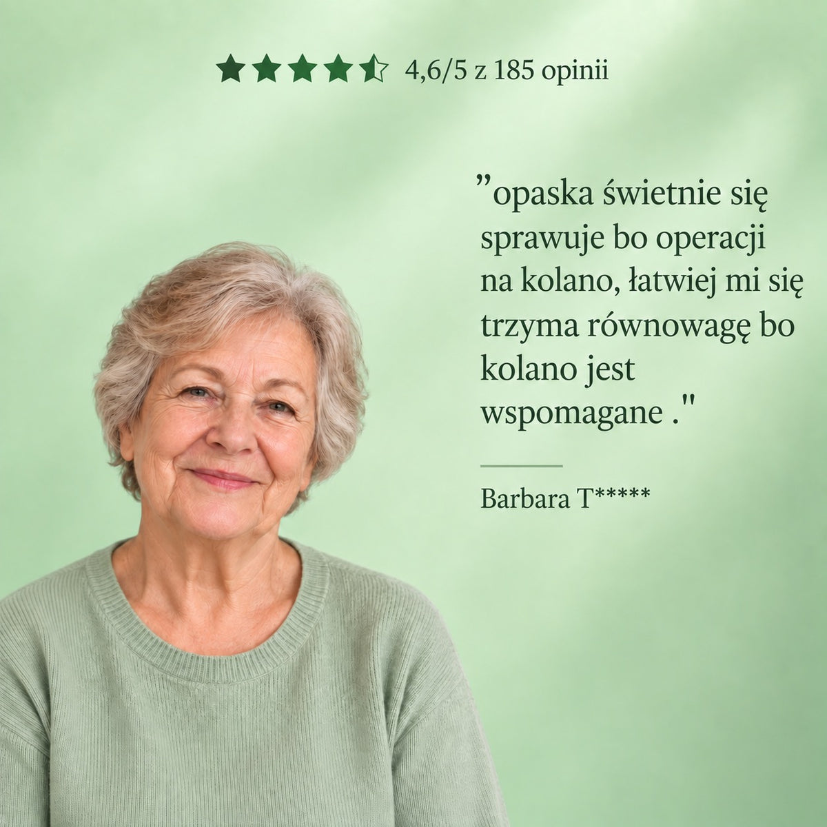 Zyskaj DARMOWĄ opaskę przy zakupie 1 sztuki ! Lunessa Opaska Kompresyjna na Kolano